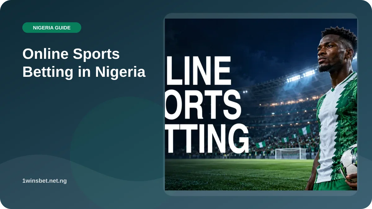Online Sports Betting in Nigeria illustration
